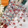 Cyansea Graffiti Cartoon Christmas Snowflake Nail Art Stickers