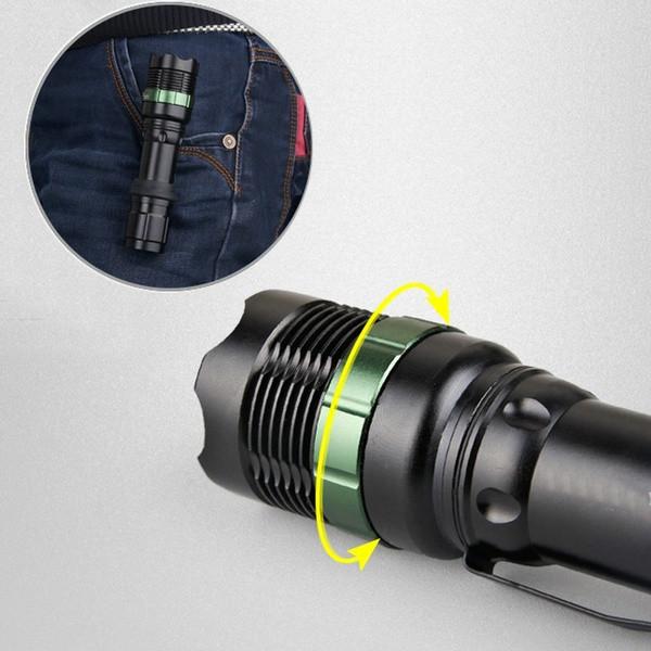 High-powered Led Flashlight With Adjustable Focus And Skid-proof Design