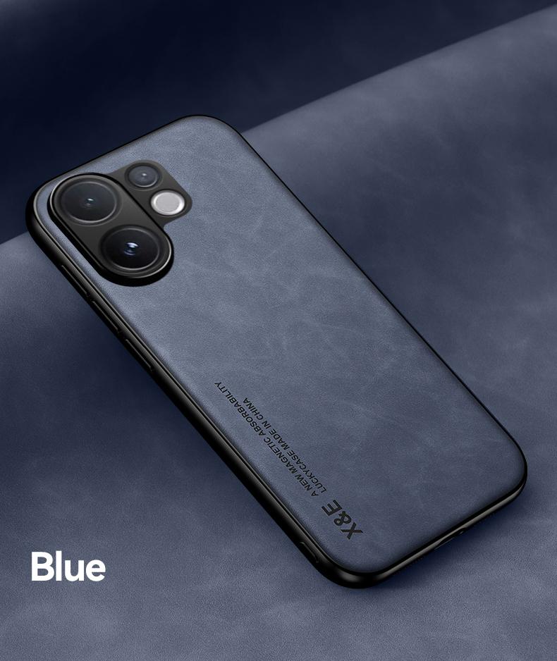 

Fashion Leather Funda for VIVO V60 Case Ultra Thin Car Magnetic Protection Cover for VIVO V60 Capa for VIVO V60 синій