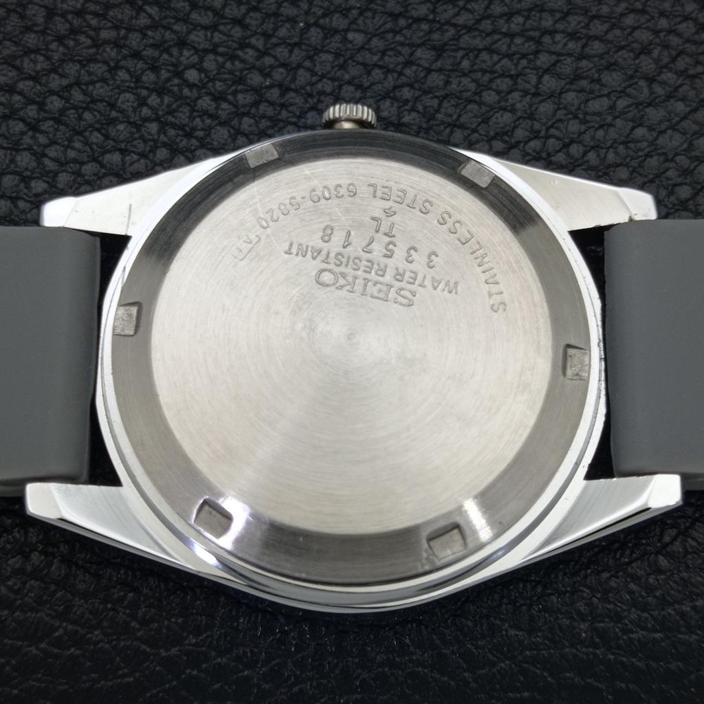 REFURBISHED SEIKO 5 AUTOMATIC MENS WATCH JAPAN MADE GREY DIAL CUSTOM a440013-2 QV90-a440013
