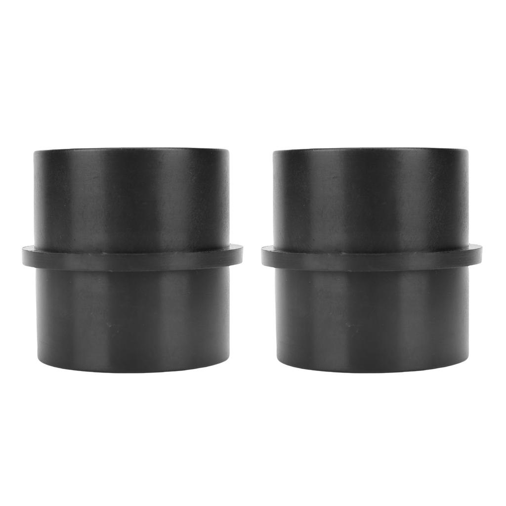 2PCS 75mm Pipe Ducting Joiner Connector Air Ducting Connector for Parking Heater Black