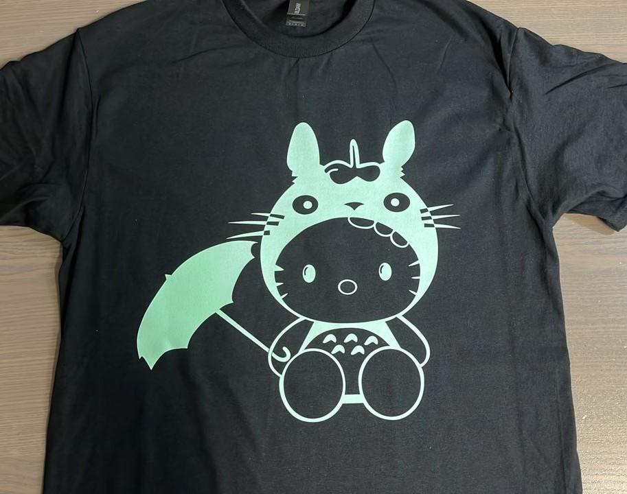 Mint Green Hello Kitty STUDIO GHIBLI My Neighbor totoro T shirt tee S