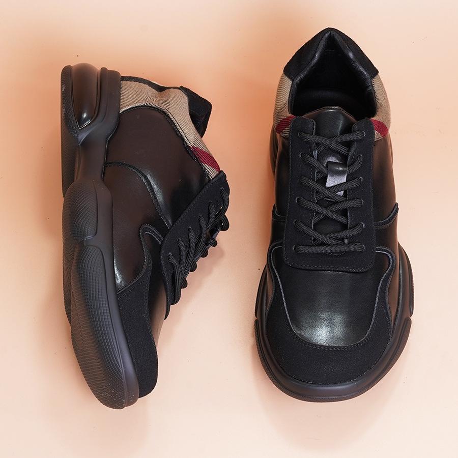 2025 Frühling neue lässige Lederschuhe Herrenmode vielseitige Herrenschuhe weiche Oberfläche weiche Sohle Schnürschuhe Herren Sport- und Freizeitschuhe