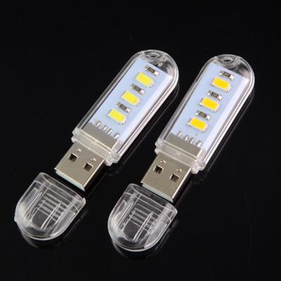 USB 5730 SMD 3 LED Lâmpada noturna para acampamento para laptops e computadores