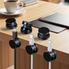 6Pieces 360 Degree Rotating Cord Keeper Magnetic Cable Organiser Adhesive Cable Clip For Desk Cable Cord Management