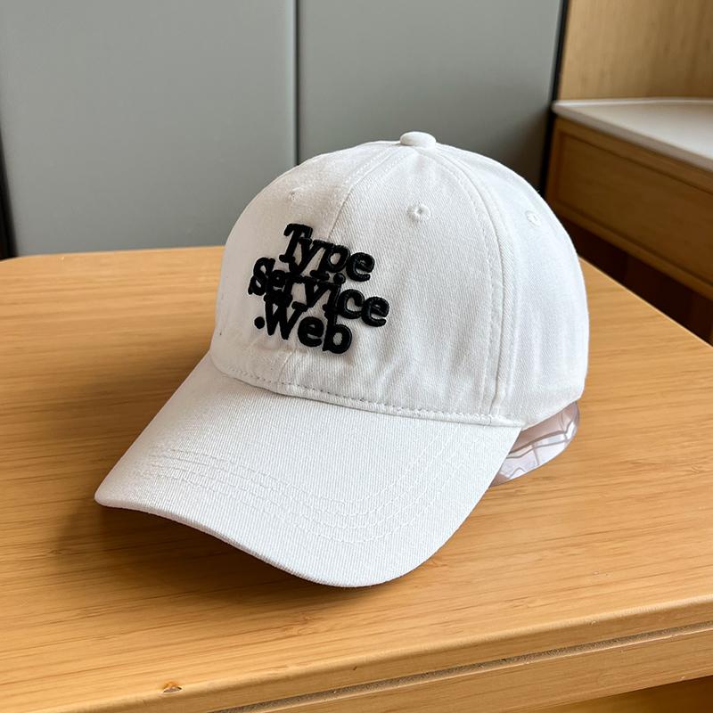 Korean Style Pure Cotton Fleece Baseball Cap Women s Half Soft Top Wide Brim Hat Versatile Face Slimming Couple s Cap Adjustable