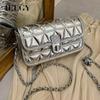 Summer All-Match Fashion One-Shoulder Messenger Small Square Bag Diamond Chain Bag