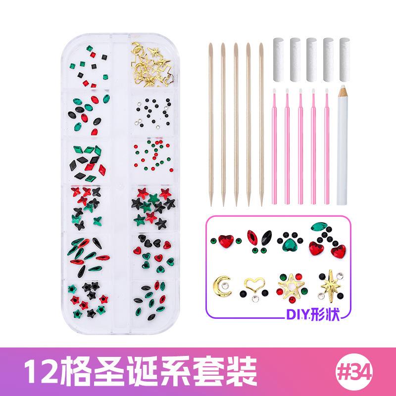 Dental Diamond Tooth Decoration, Tooth Diamond Tool Diy Set, Tooth Sticker, Diamond Love Horse Eye Decoration