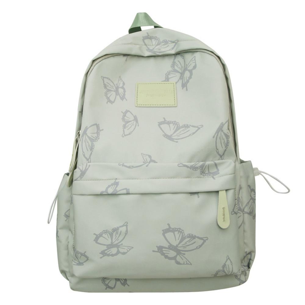 

Корейский стиль, сумка через плечо на молнии, маленький рюкзак, повседневный рюкзак, портативный рюкзак с бабочками, для улицы