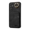 For Samsung Galaxy A55 (5G) Ring Bracket Card Holder Slots Cover Phone Case