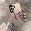 Black Spider Cartoon Cool Phone Case For Samsung Galaxy S26 Ultra S25 S24 S23 S22 PLUS FE A56 A55 A54 A53 IMD Shockproof Cover