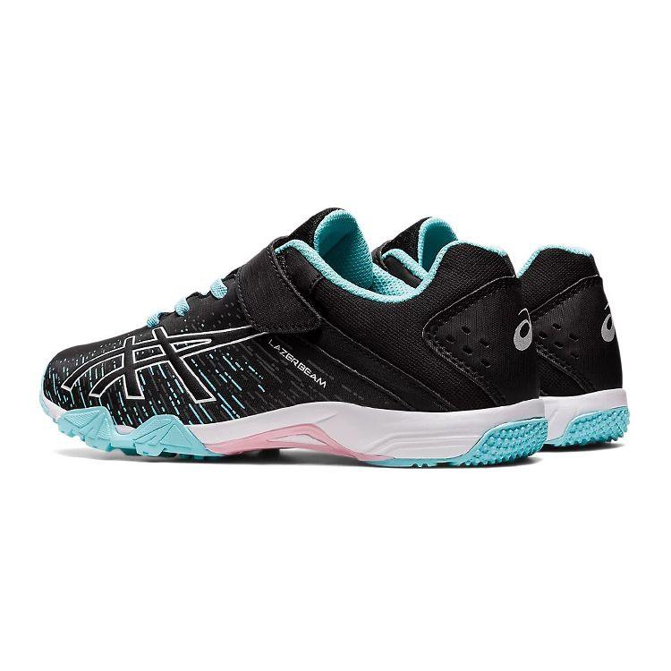 Asics Lazerbeam SH-MG GS Svart Hvit Aqua Barnesko 1154A138-003