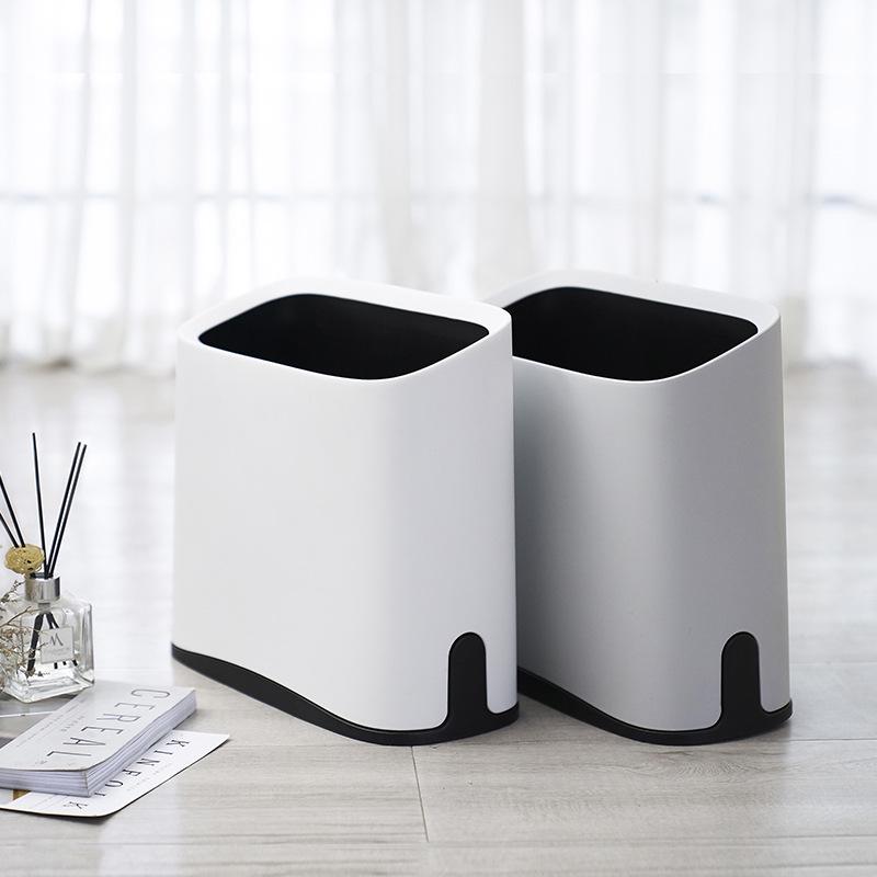 Coș de gunoi elegant cu capac deschis pentru baie și sufragerie - Capacitate mare pentru casă și hotel