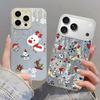 Mini Christmas Trees Printing Case For iPhone Air 17 16e 16 15 14 Pro Max 13 17 Pro Max ShockProof TPU Hybrid Hard Phone Cover