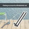 Windproof Stick Snag Stick Ears Fishing Rod Connector for Bites Alarm Fishing Accessories Aluminum Fishing Snag Stick