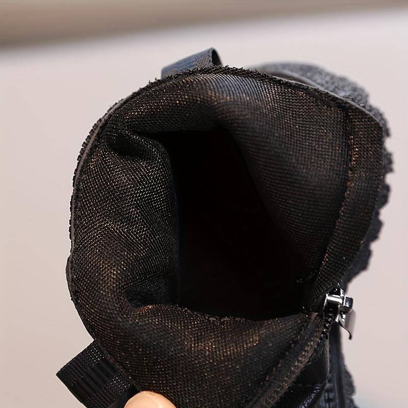 Codzienne Jednokolorowe Kozaki na Zamek Dziewczęce Dziecięce Wygodne Antypoślizgowe Do Wewnątrz Na Zewnątrz Podróż Jesień Zima