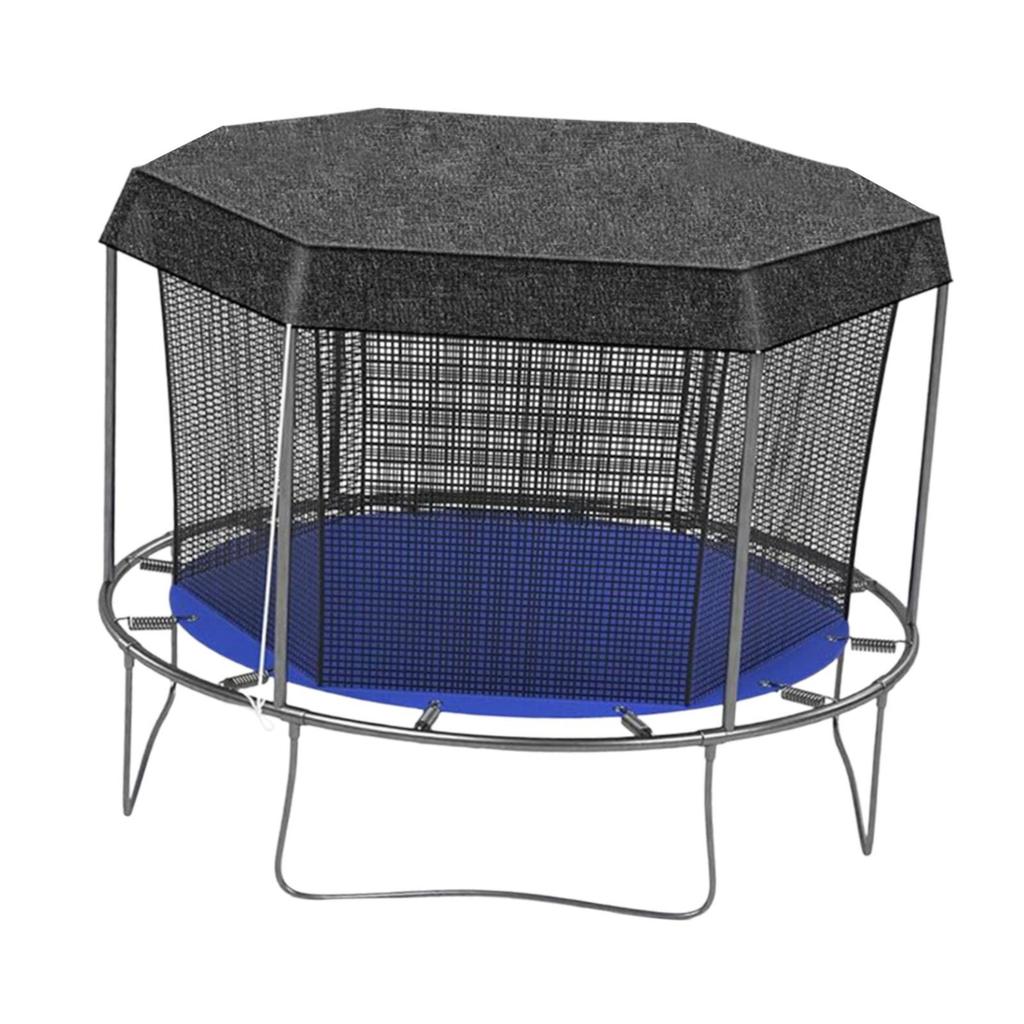 Trampoline Cover Tpe Material Keep Cool Reliable Wear Resistant Trampoline Shade Cover Tent Cover For Playing Round Trampoline