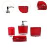 4 Pieces Soap Dispenser Portable Toothbrush Holder Bathroom Accessories Set Bathroom Organizer for Vanity Hotel Bathroom Decor