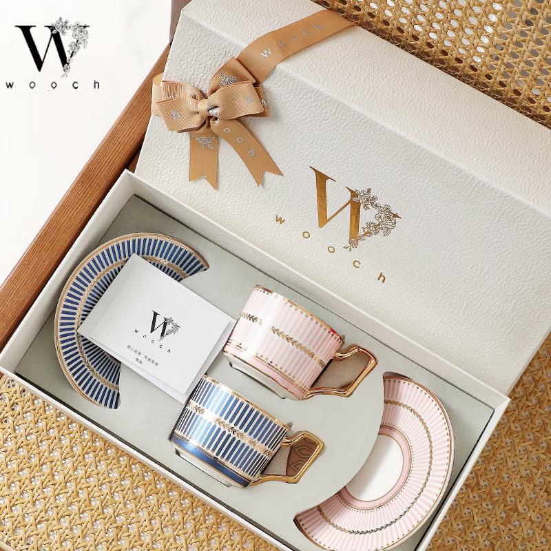 WOOCH Victoria Ceramic Coffee Cup Gift Set