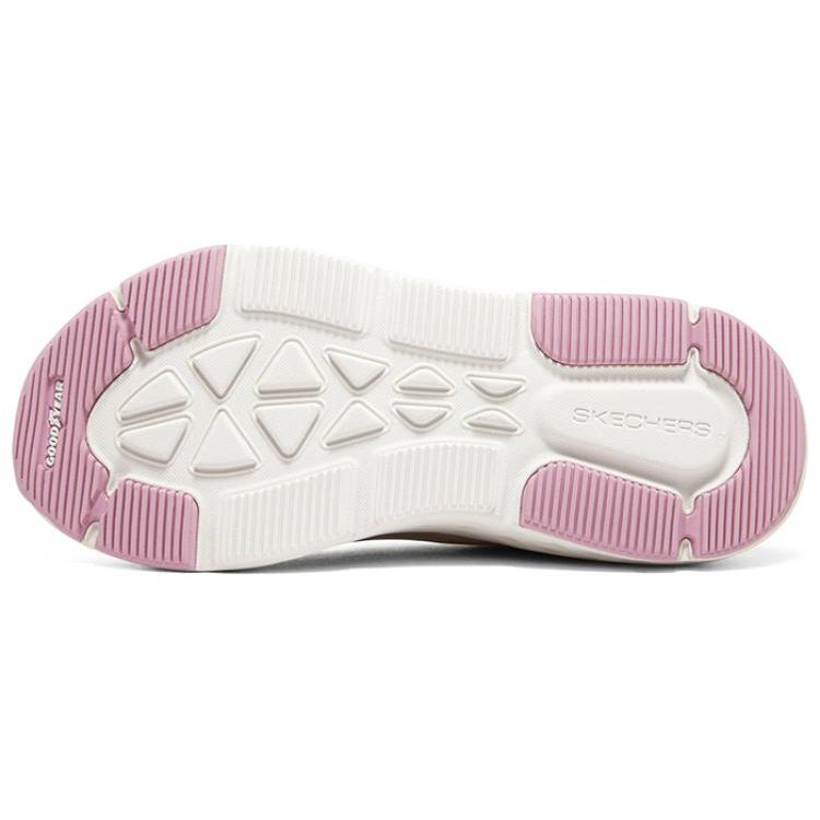 Skechers Max Cushioning Comfortable Versatile Shock Absorbing Low Top Running Shoes Women sneaker White 129116-NTPK