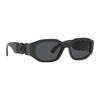 Versace Plate Irregular Shape Sunglasses Unisex Couple Style 2694702 VE4361536087-Black 53
