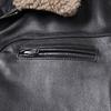 New PU Leather Jacket Men's Leather Jacket with Fur Collar Padded Cotton Trendy Coat