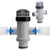 Split Hose Plunger Valves Set with Adapters Suitable for Pool Pump Systems Water Flow Control and Leak Prevention