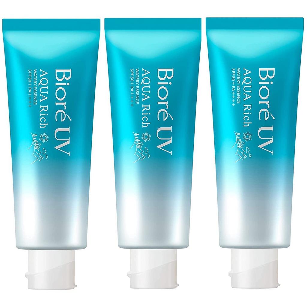 Biore UV Aqua Rich Watery Essence 50g X 3 [Bulk Purchase] SPF50+