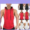 Wysokiej Jakości Męskie Ubrania na Siłownię Kulturystyka Stringer Bluza z Kapturem Tank Top Koszulka na Mięśnie T-shirt