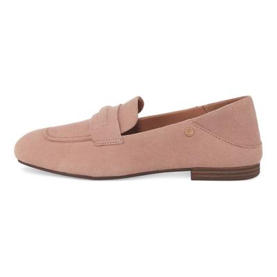 Janaya Minimalist Comfortable Sheepskin Slip-On Loafers Flat Mary Jane Shoes Women Loafers River-Valley-Brown 1128414-AYS