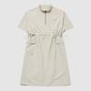 UMBRO Linen-Like Half-Zip Women'S Dress Beige Ur122Cop31