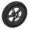 Electric Scooter Rear Wheel 9 Inches Scooter Solid Tire Wheel Hub Set for Xiaomi M365 1s Lite