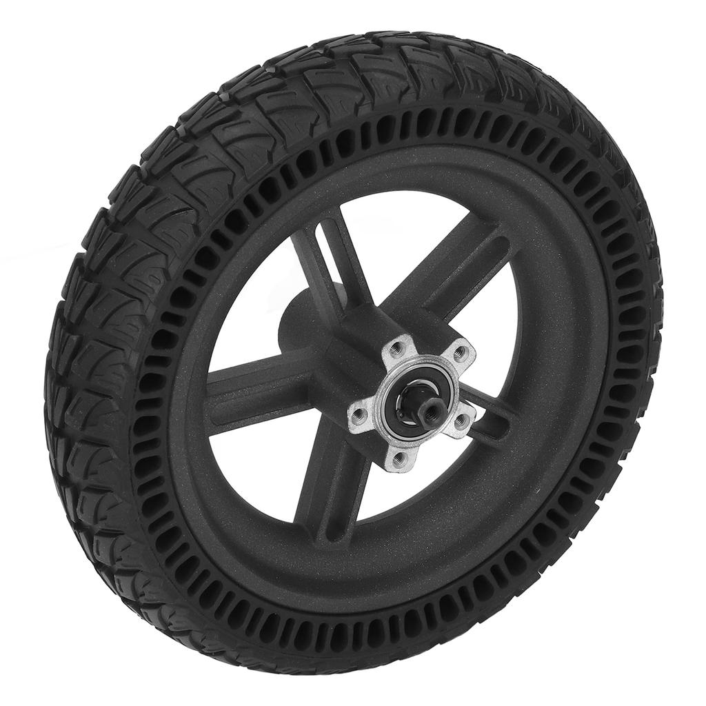 Electric Scooter Rear Wheel 9 Inches Scooter Solid Tire Wheel Hub Set for Xiaomi M365 1s Lite