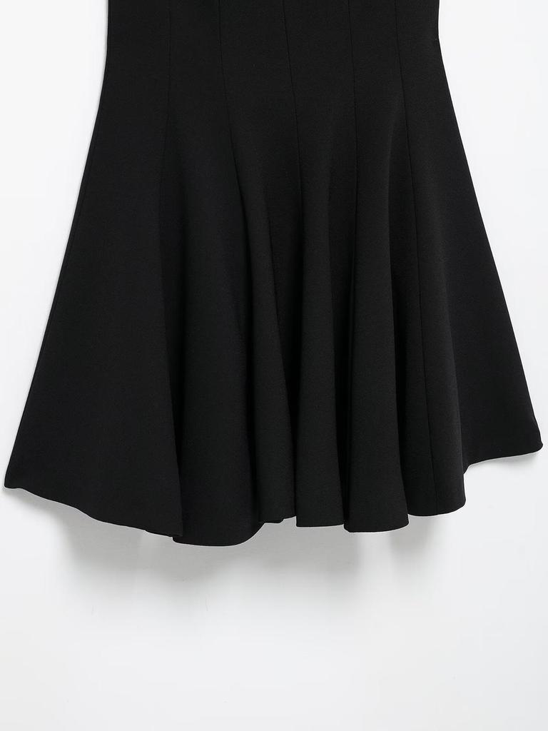 TAOP&ZA Damen Elegantes Mini-Kleid mit Rüschensaum - Frühjahrskollektion