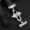 Cinturino per orologio Cartier Santos 100 20mm 23mm Uomo Donna Cinturini in pelle di vacchetta di alta qualità Fibbia pieghevole Cinturino in vera pelle