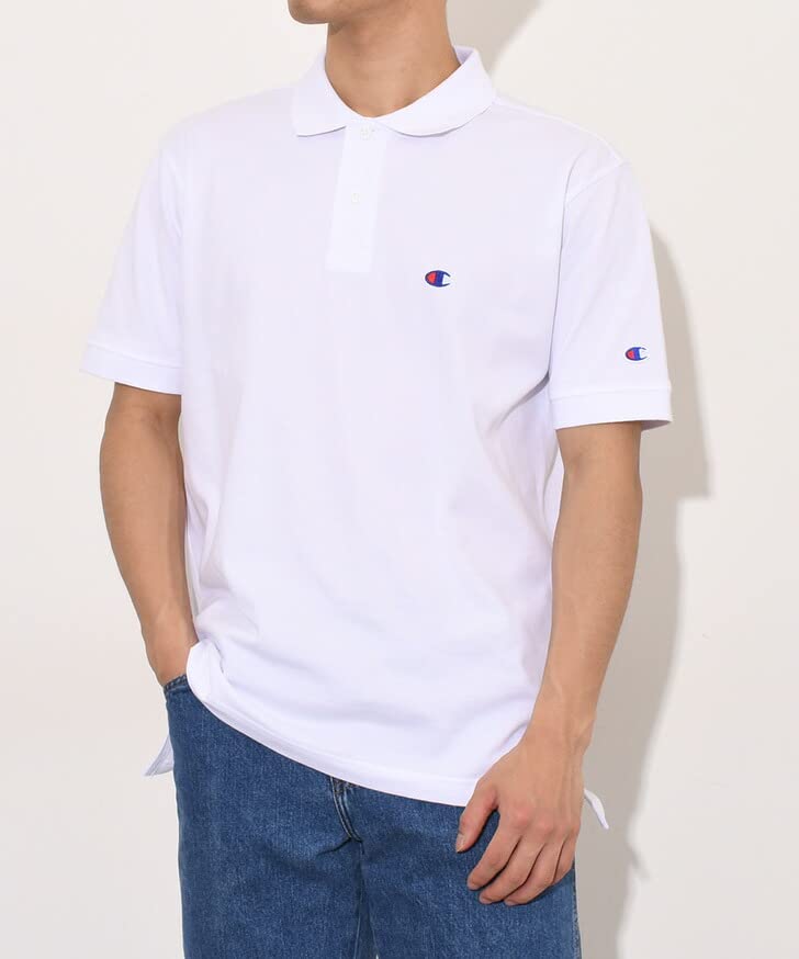 Champion Short Sleeve Polo Black Men's Shirt,