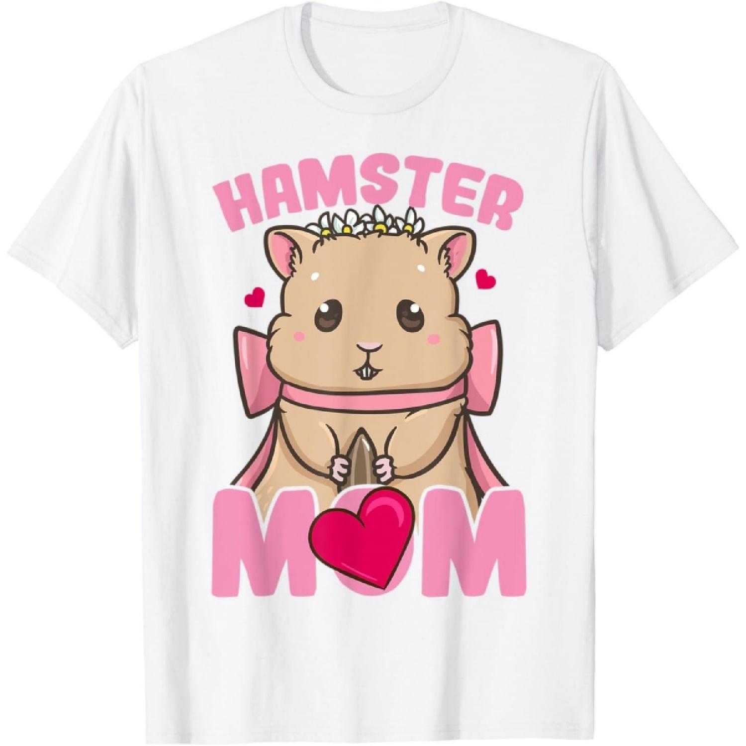 Hamster Mom Mama Gift T-Shirt XXXXXL белый