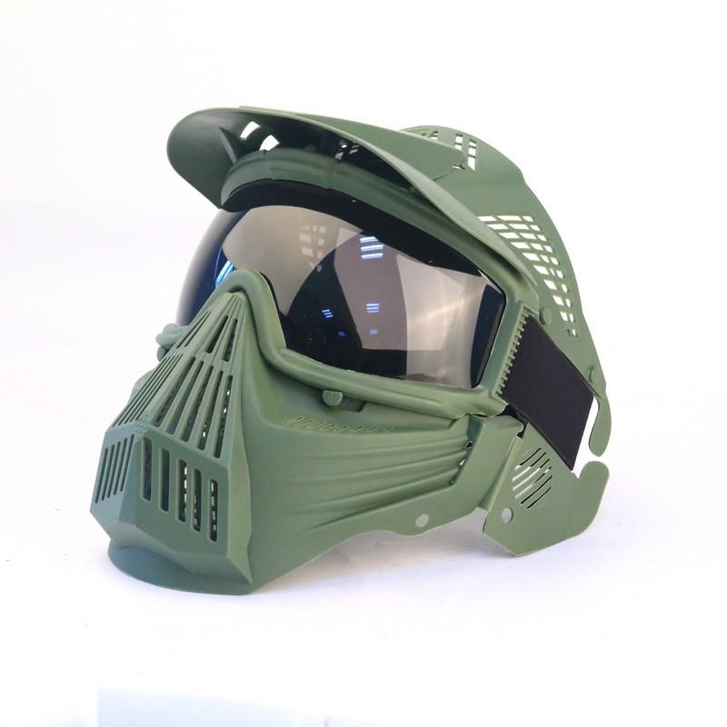 Transformers K1 Tactical Grey Full Face Paintball Mask with PC Lens