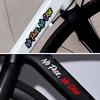 1PC NO FACE NO CASE Motorcycle helmet Stickers Waterproof Bicycle Top Tube Motorbike Fuel Tank Universal Durable Vinyl Decals