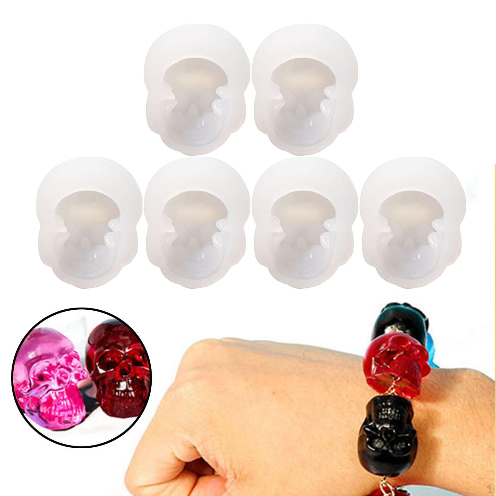 

3D Skull Shape Skeleton Model Ornaments DIY Wax , Figure Figurine Casting for Jewelry