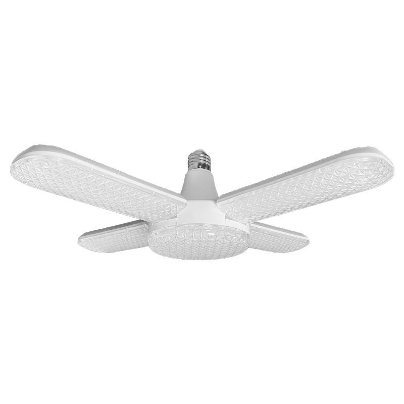 

1 шт. E27 гаражный светильник Luo Kou 60 Вт складной фонарь украшение 110 В широкое напряжение хрустальная складная четырехлепестковая лампочка