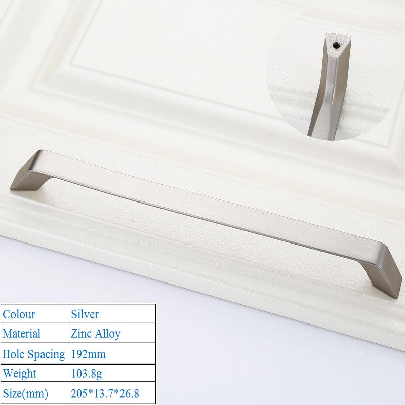 1 PC Modern Simplicity High Grade Decorative Furniture Hardware Bookcase Cabinet Closet Door Handle Zinc Alloy Push Pull Handle