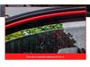 Honda Civic Rain Guards: Fits Hatchback & Sedan - Window Eyebrows & Deflectors