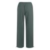 Damenhose, lässig, locker, hohe Taille, Baumwolle, Leinen, weites Bein, lange Hose mit Taschen