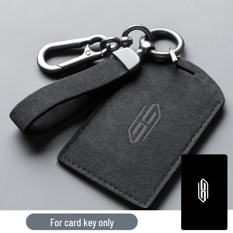 Shangjie Car Bluetooth Key Case: Suede Smart Key Bag for 3D Accessories