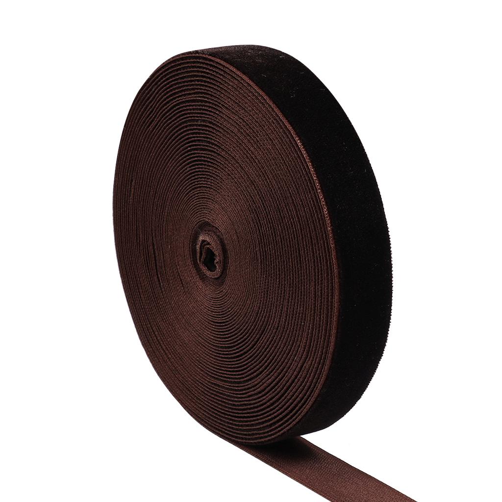 5-10yards/roll Velvet Ribbon Wine Red Color Single Face Flocking Ribbon For DIY Christmas Party Gift Bouquet Wrapping Decoration