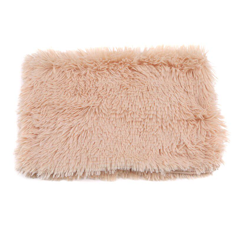 Fleece Pet Blankets Fluffy Deep Sleeping Soft Thin Covers for Small Large Dogs Solid Cat Mattress