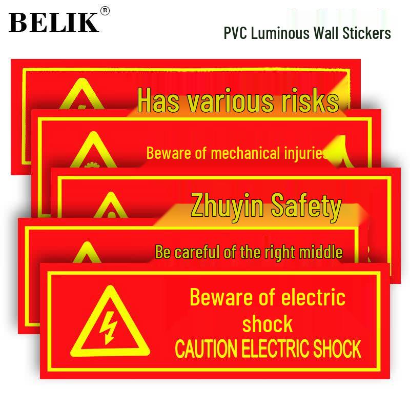 BELIK Luminous No Smoking Warning Sign