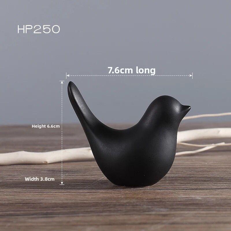 Modern Ceramic Minimalist Bird Statue Figurines Living Room And Office Ornament