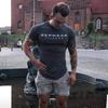 MECH-ENG Men's Training Wear T-Shirt, Short Sleeve, 2-Pack, Stretch Sports Shirts for Strength Training and Fitness, Black + White, XL